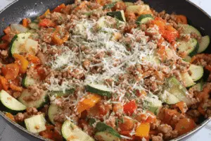 Italian Ground Turkey Skillet