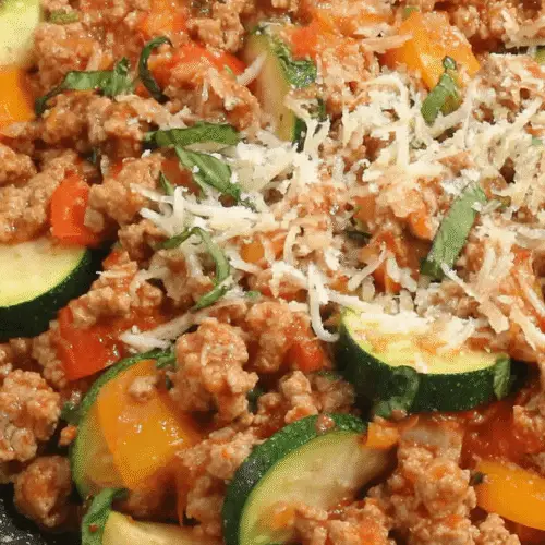 Italian Ground Turkey Skillet Recipe