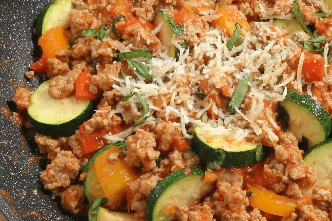 Italian Ground Turkey Skillet Recipe