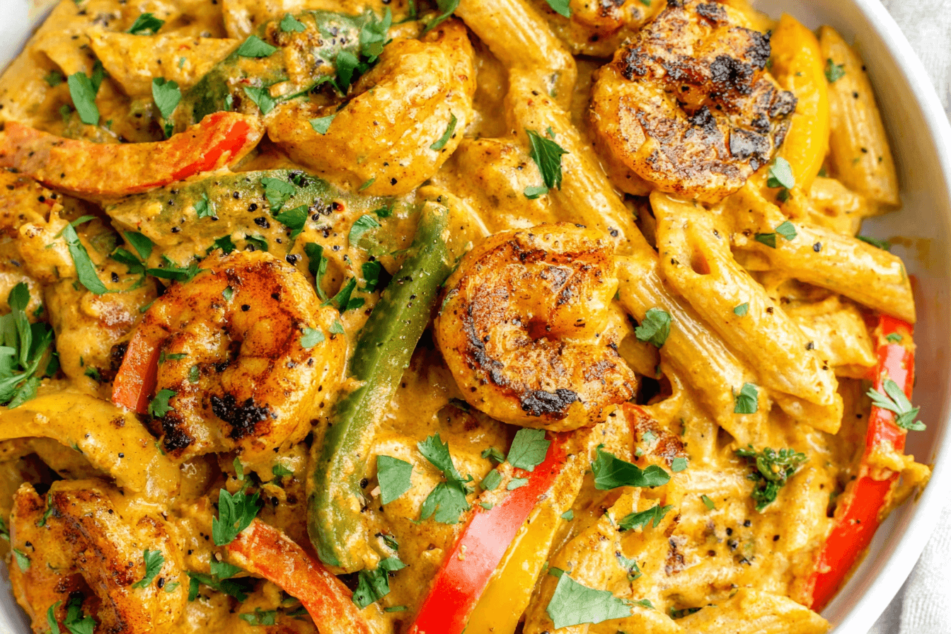 Jamaican Shrimp Pasta Recipe