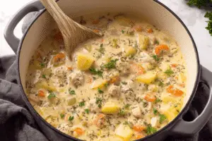Leftover Turkey Soup