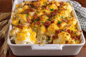 Loaded Roasted Cauliflower