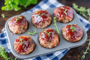 Mini Venison Meatloaf Muffins
