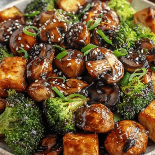 Mushroom And Tofu Stir-Fry Recipe