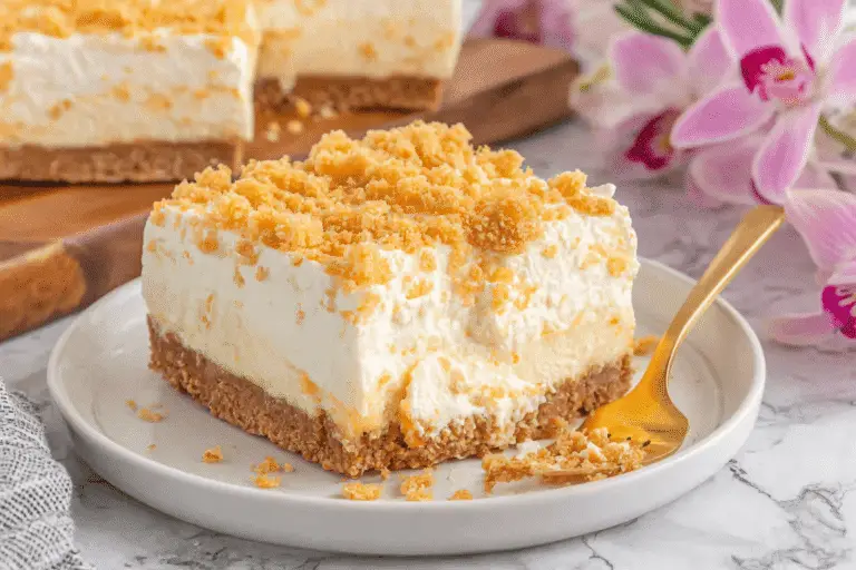 No Bake Pineapple Cream Dessert Recipe