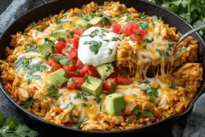 One-Pan Mexican Chicken And Rice