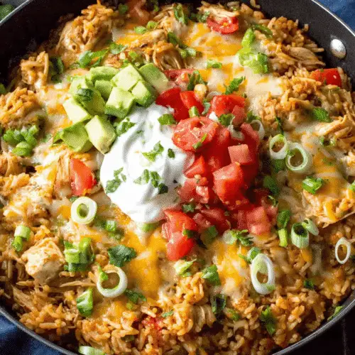 One-Pan Mexican Chicken And Rice Recipe