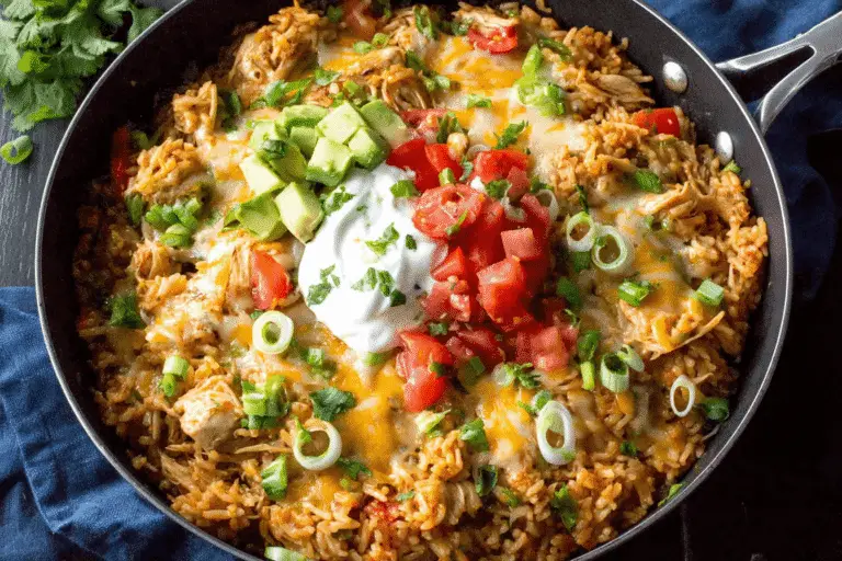 One-Pan Mexican Chicken And Rice Recipe