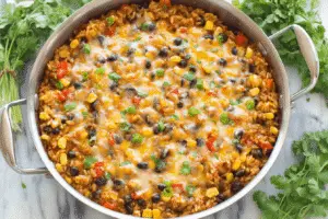 One Pot Mexican Rice Casserole