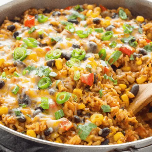 One Pot Mexican Rice Casserole Recipe