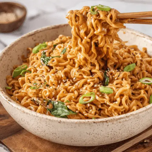 Peanut Butter Ramen Noodles Recipe