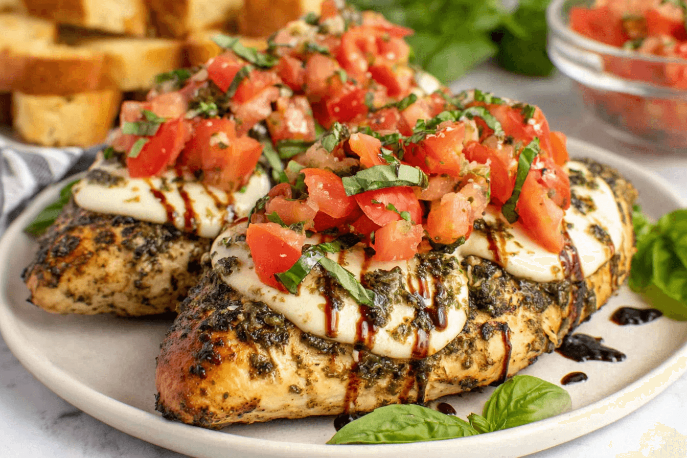 Pesto Bruschetta Chicken Recipe