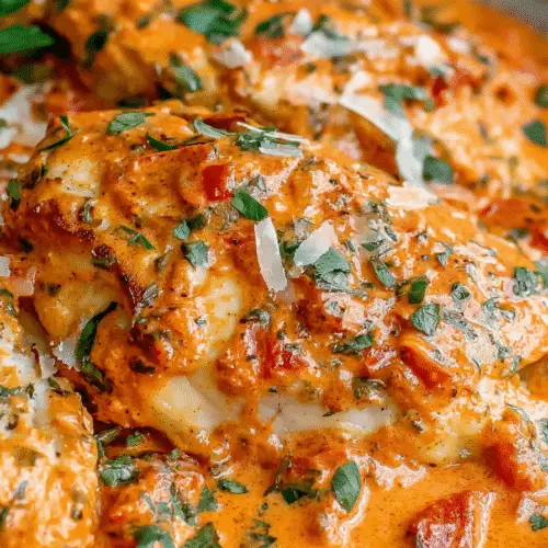 Quick Tilapia In Roasted Pepper Sauce Recipe