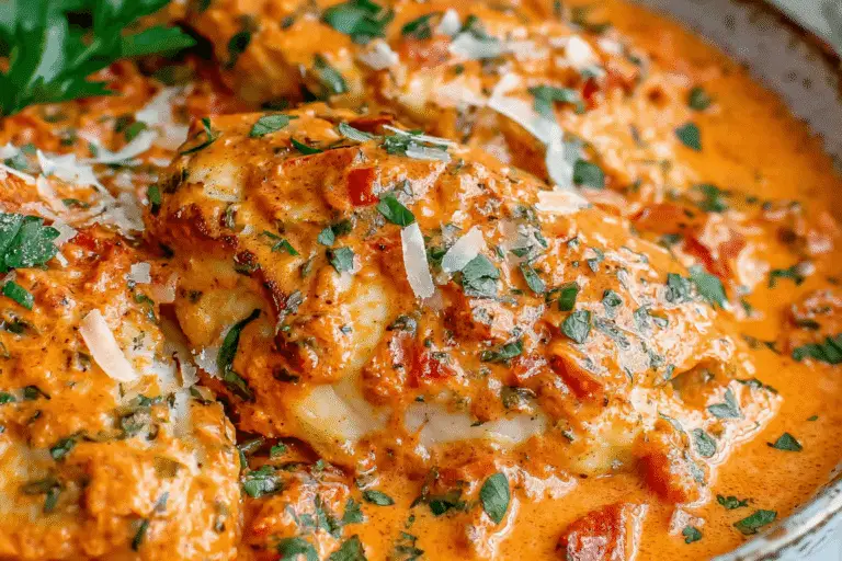 Quick Tilapia In Roasted Pepper Sauce Recipe