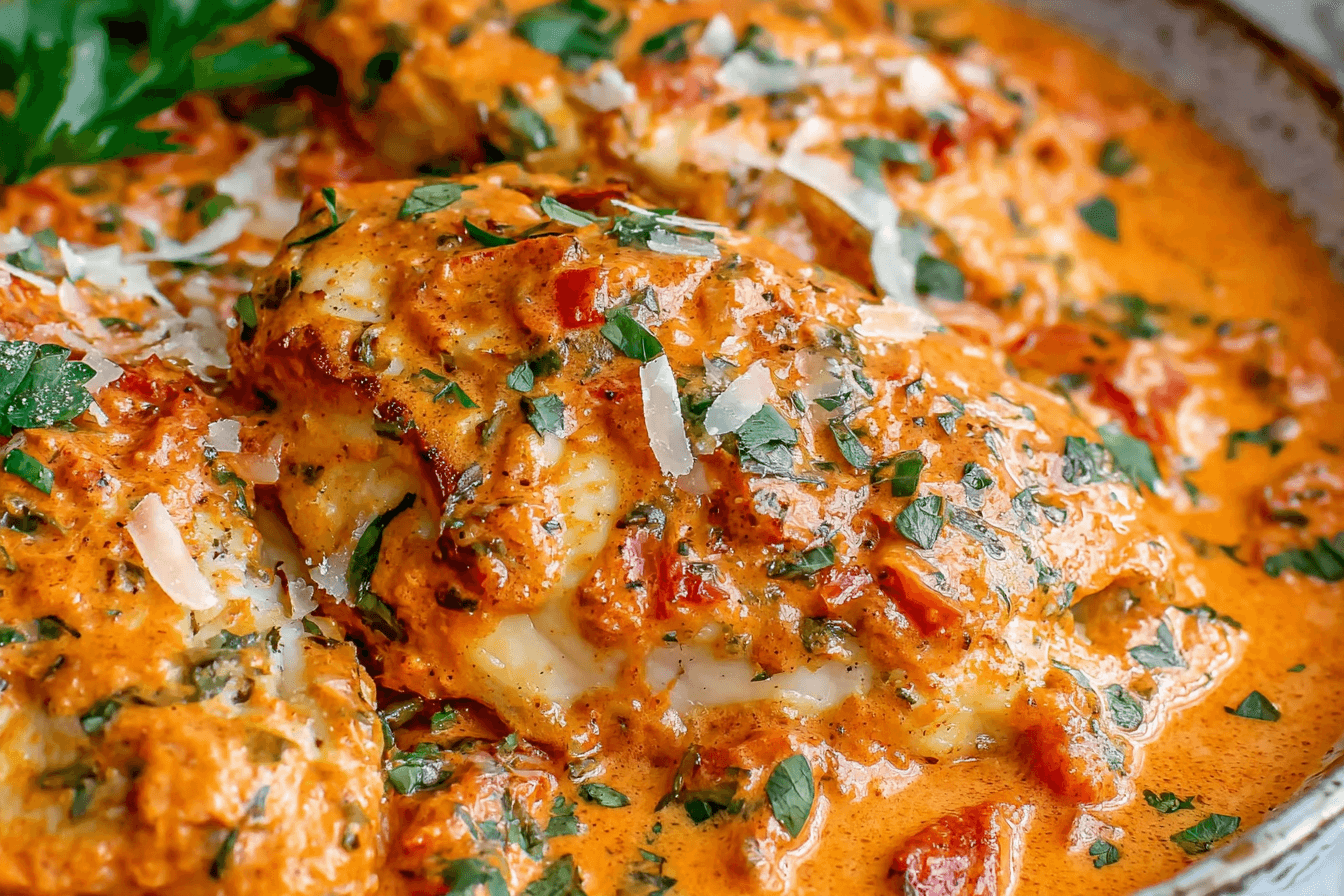 Quick Tilapia In Roasted Pepper Sauce Recipe