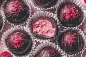 Raspberry Chocolate Truffles