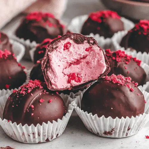 Raspberry Chocolate Truffles Recipe