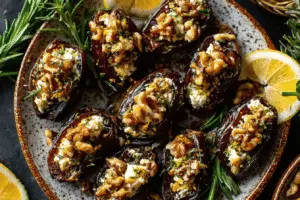 Roasted Stuffed Dates