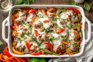 Sausage and Pepper Casserole