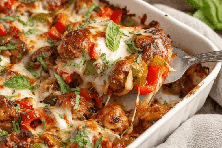 Sausage and Pepper Casserole Recipe