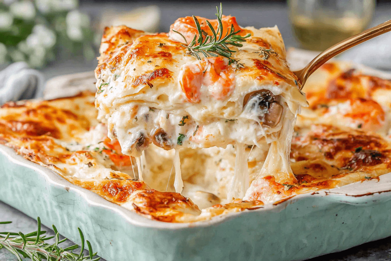 Seafood Lasagna Recipe