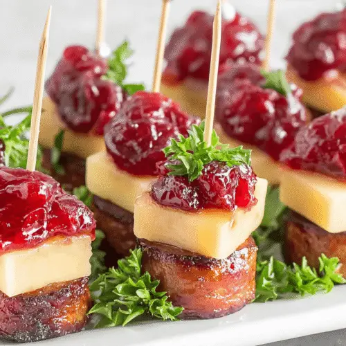 Smoked Sausage Cranberry Bites Recipe