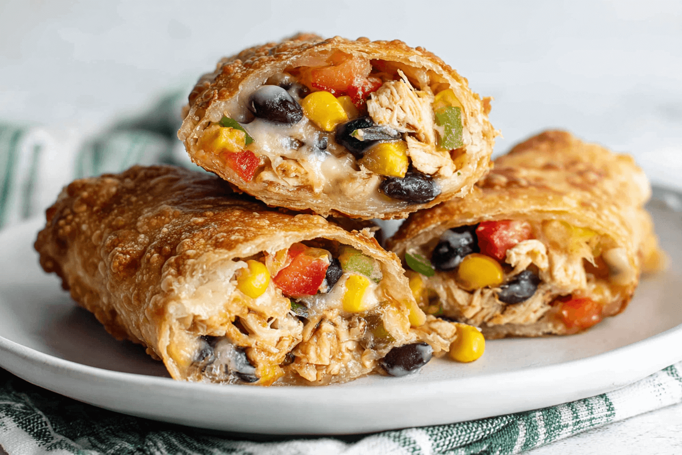 Southwest Chicken Egg Roll Recipe