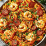 Spanish Chorizo and Shrimp Paella Recipe