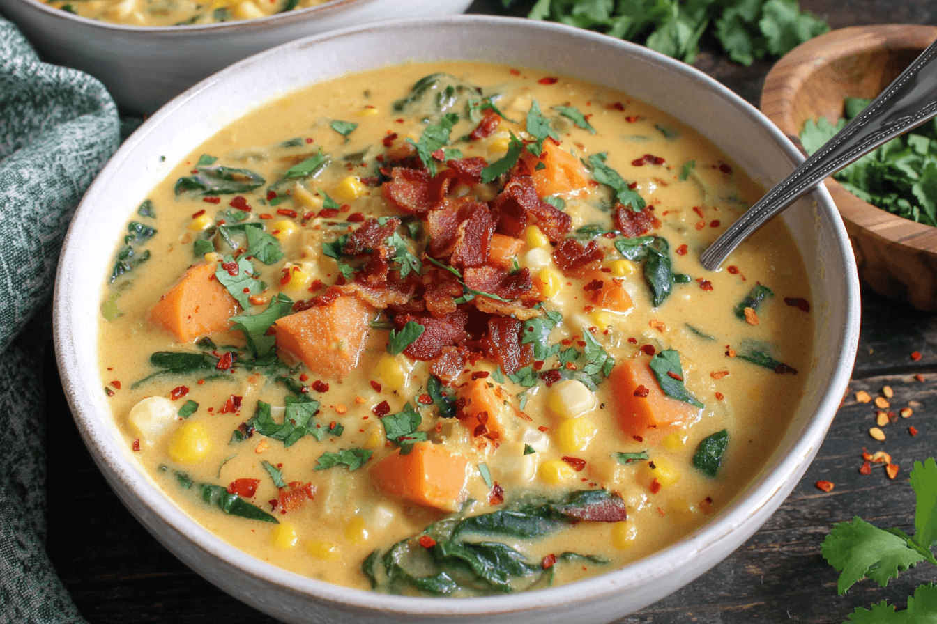 Sweet Potato and Corn Chowder Recipe
