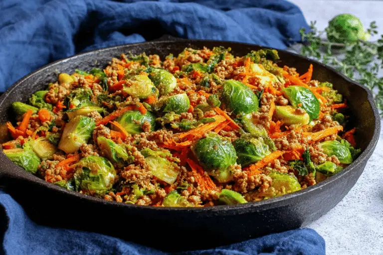 Turkey and Brussels Sprouts Skillet Recipe