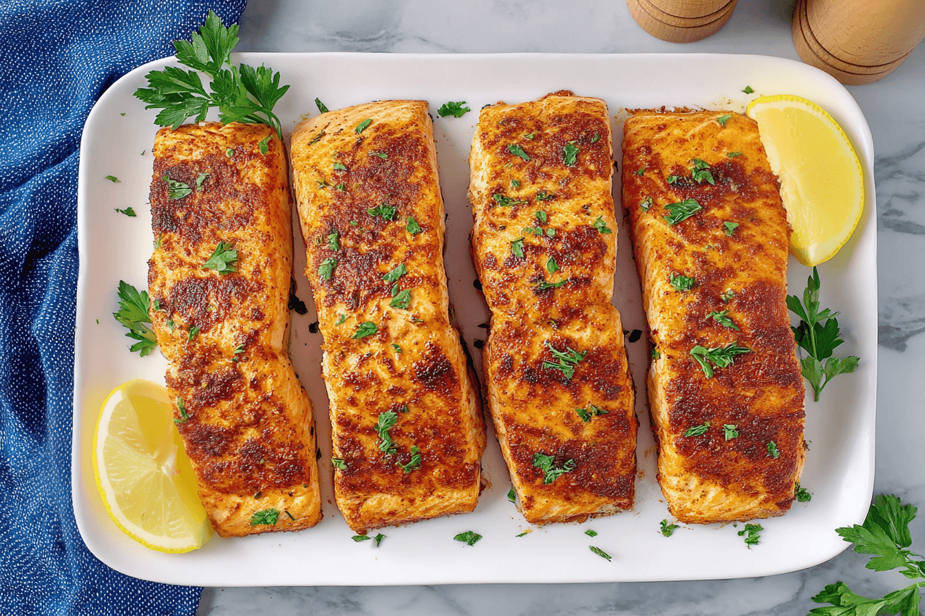 Air Fryer Salmon Fillets Recipe
