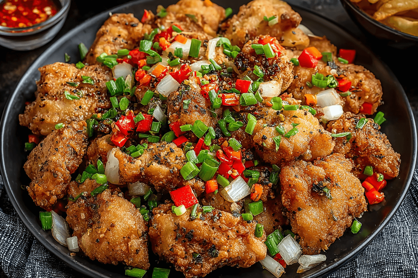 Air Fryer Salt And Pepper Chicken Recipe