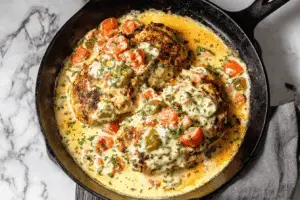 Baked Queso Chicken