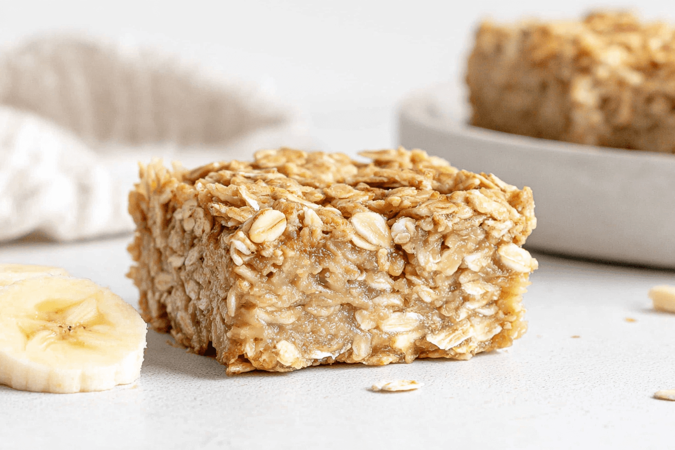 Banana Oat Bars Recipe