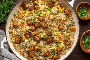 Bang Bang Chicken and Fried Rice