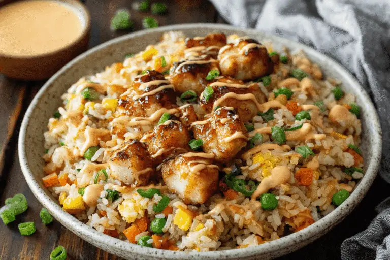 Bang Bang Chicken and Fried Rice Recipe