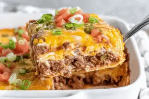 Beef Burrito Casserole