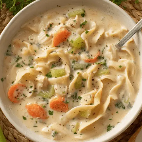 Cottage Cheese Chicken Noodle Soup Recipe