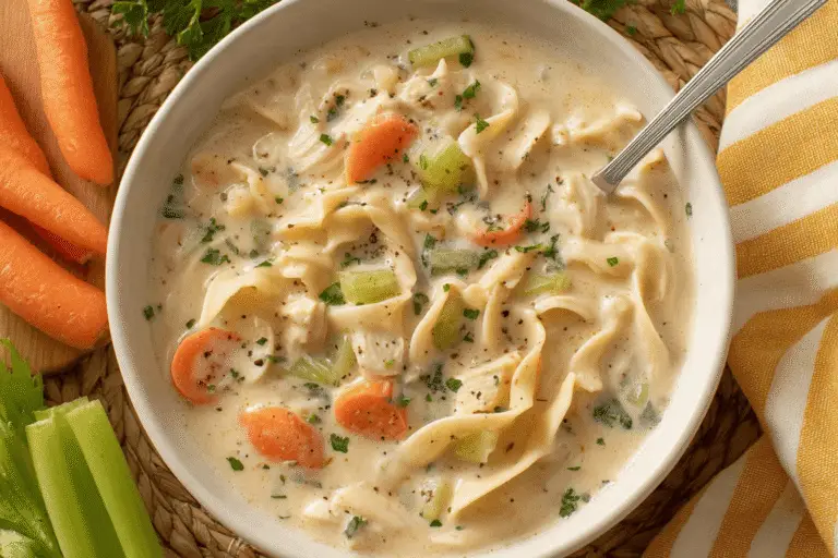 Cottage Cheese Chicken Noodle Soup Recipe