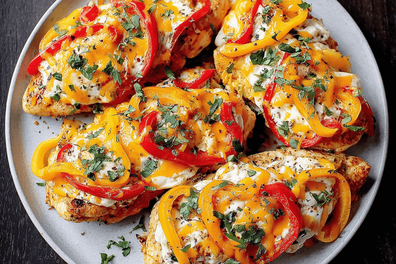Cajun Chicken With Sweet Bell Peppers Recipe