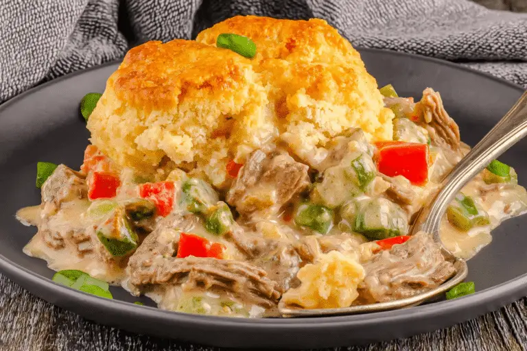 Cheddar Bay Philly Cheese Steak Cobbler Recipe