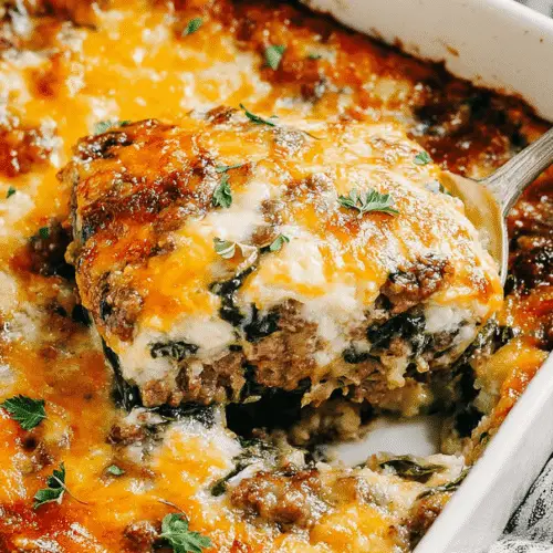 Cheesy Beef and Cauliflower Casserole Recipe