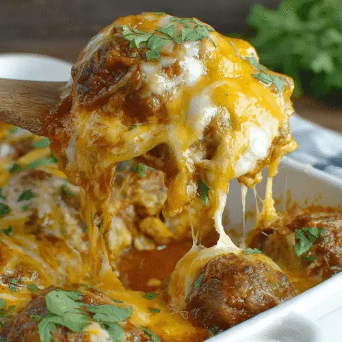 Cheesy Mexican Meatballs Recipe