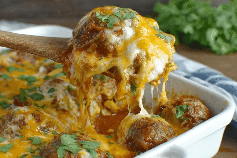 Cheesy Mexican Meatballs Recipe