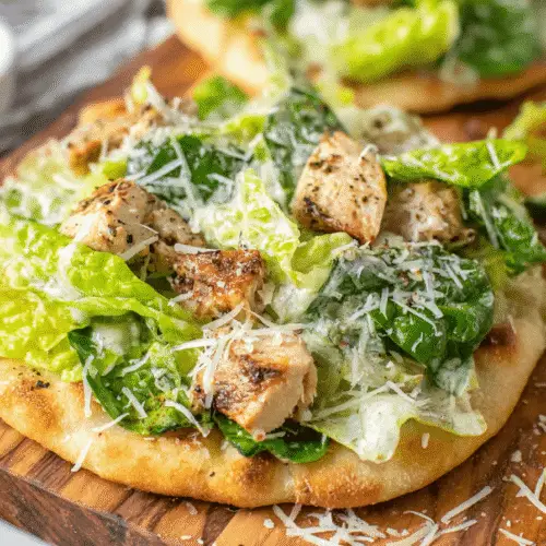Chicken Caesar Flatbreads Recipe
