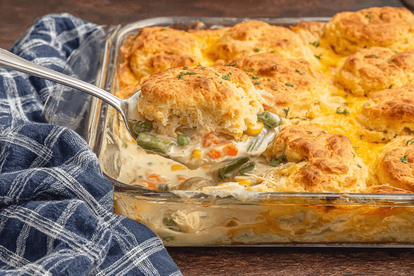 Chicken Cobbler With Red Lobster Biscuits Recipe