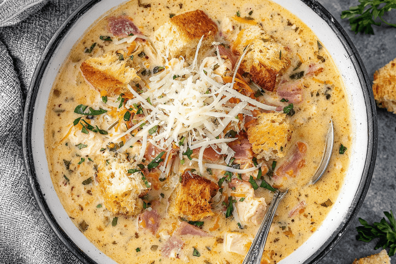 Chicken Cordon Bleu Soup Recipe