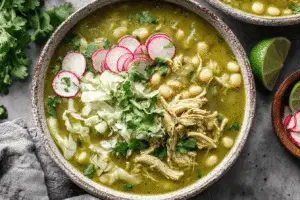 Chicken Pozole Verde Soup