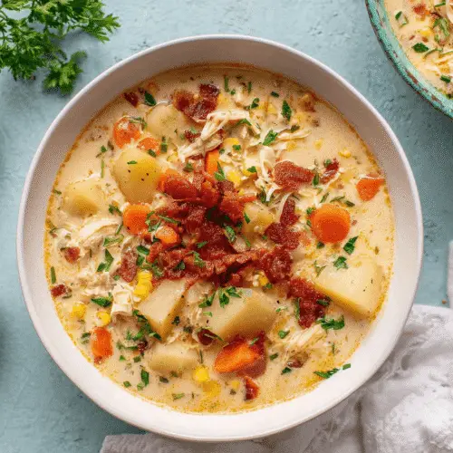 Chicken and Bacon Corn Chowder Recipe