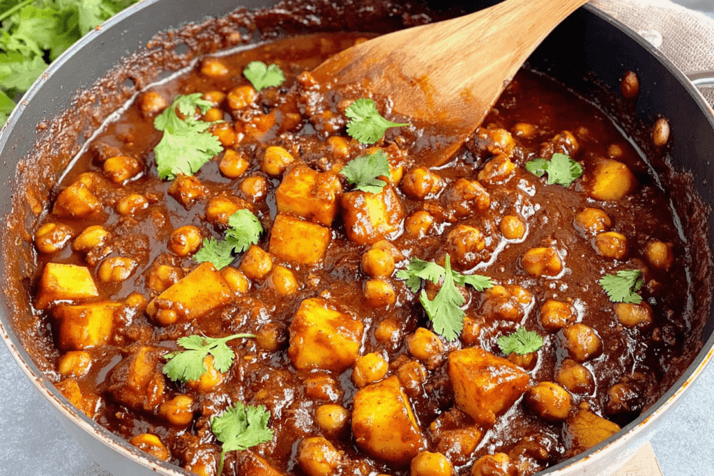 Chickpea and Potato Curry Recipe - Healthy, Comforting Delight